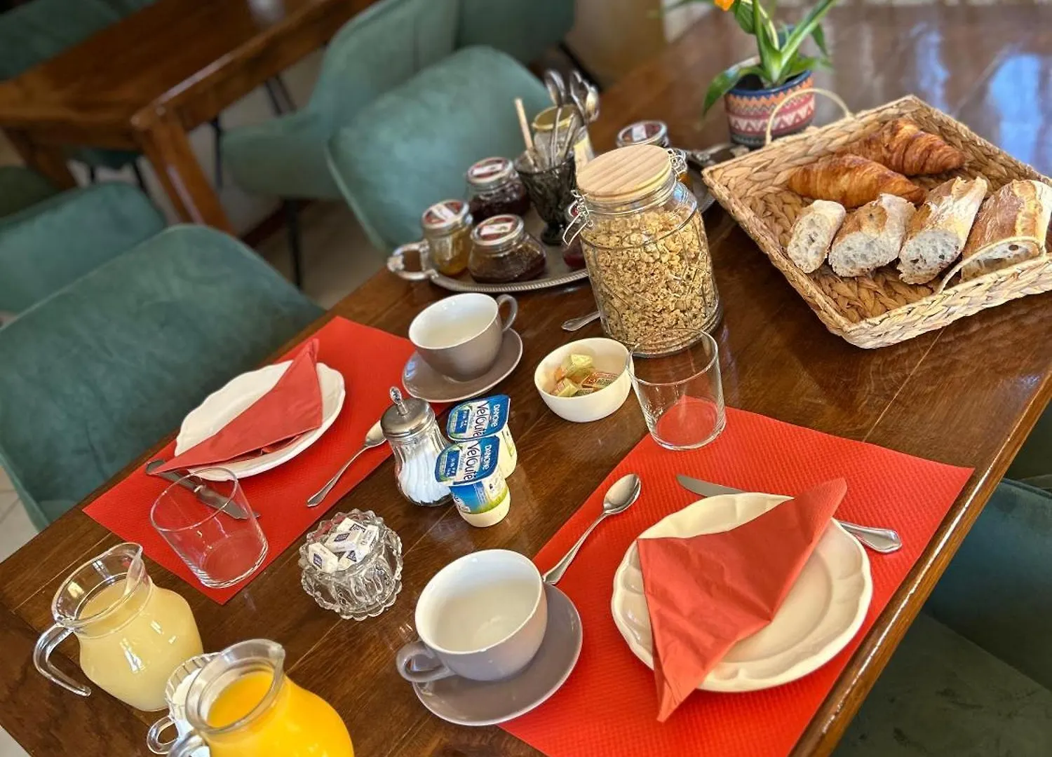 Bed and Breakfast Ferme Le Viguier à Monieux Couette-café